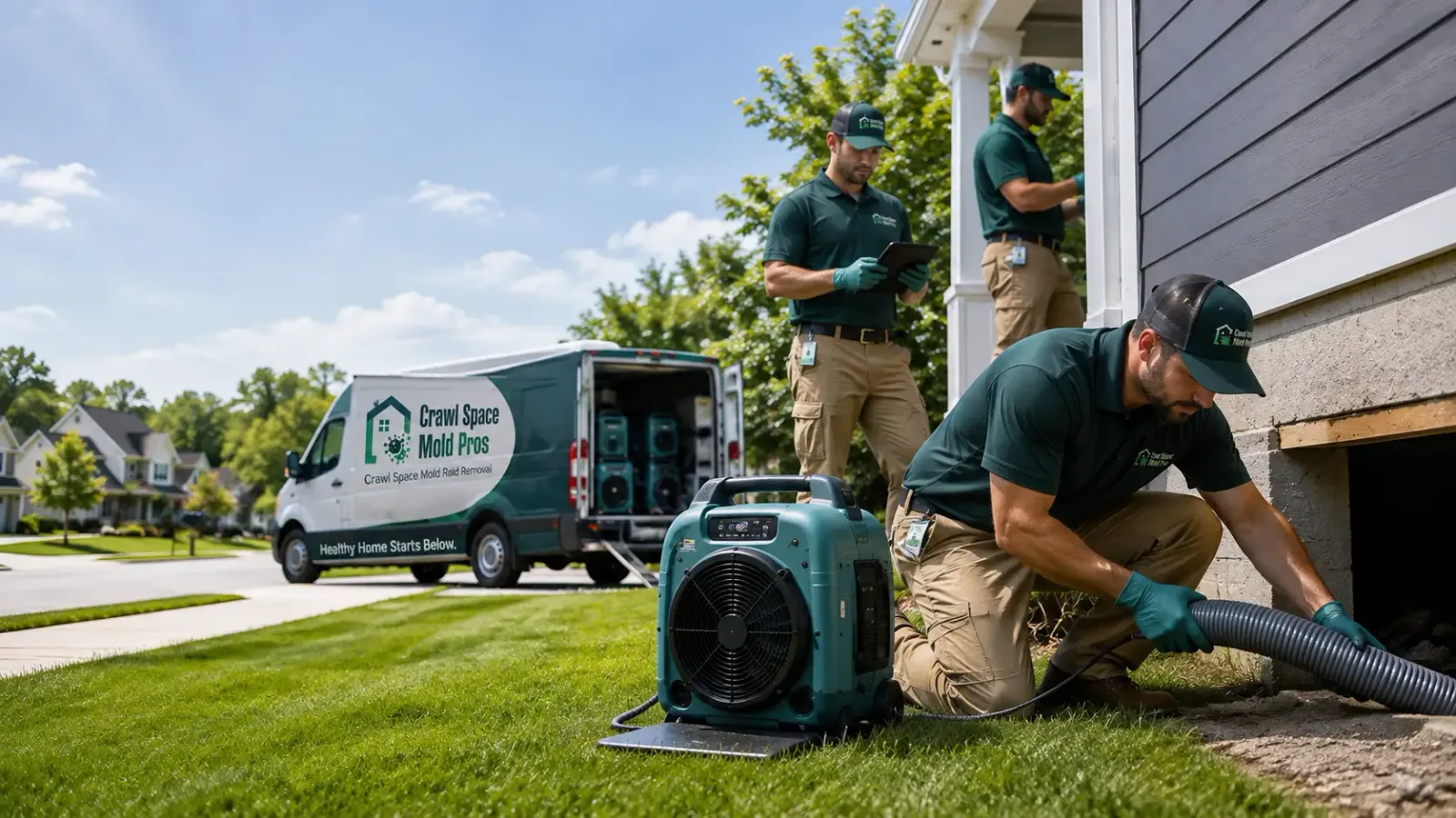 Crawl Space Mold Removal in Orchard, CO